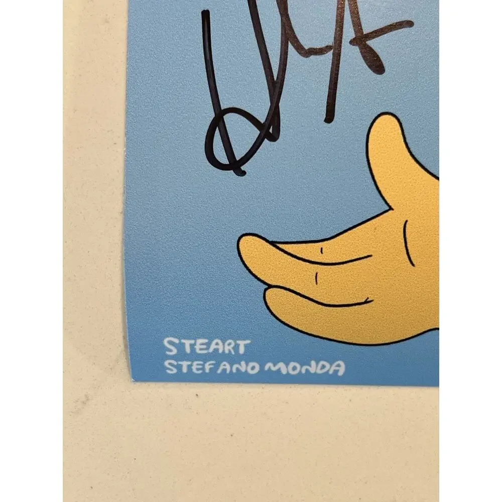 Hank Azaria & The EZ Street Band Simpson Inspired Signed 12x18 Poster Autograph2